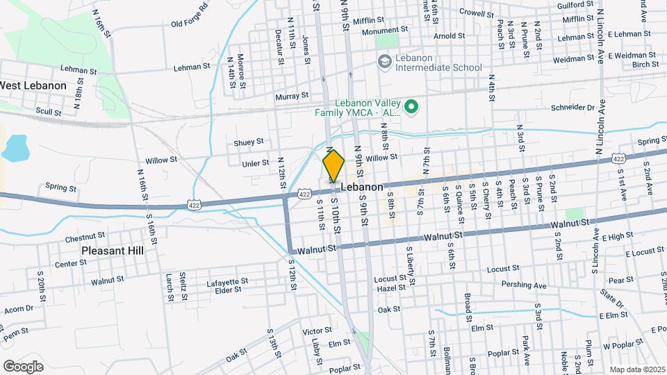 440 N 10th St-Unit -2 Map and Location Details
