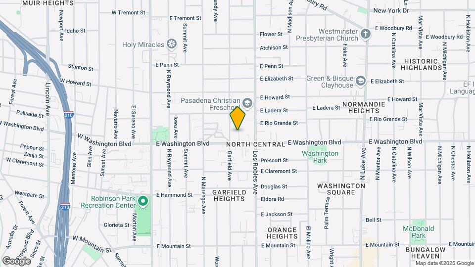 357-373 E Washington Blvd Mapa y Detalles de la Ubicación