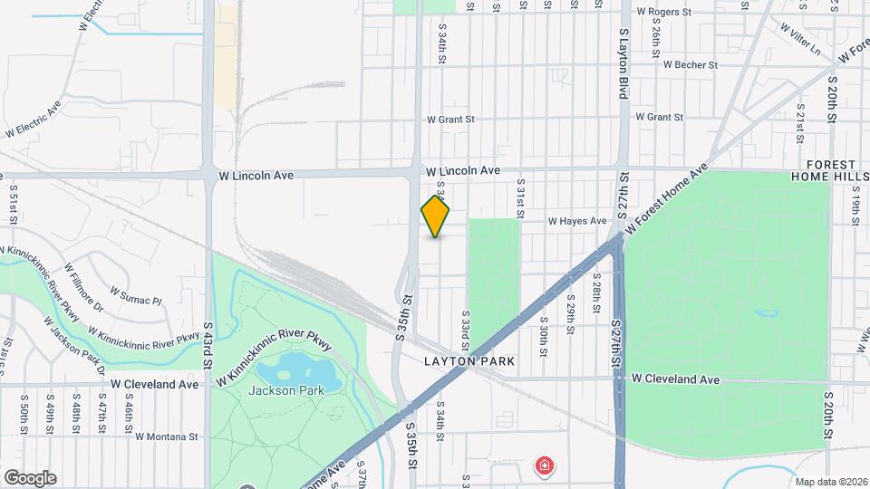 2429-2431 S 34th St Map and Location Details