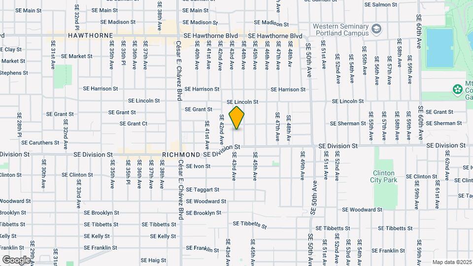 2334 SE 43rd Ave Map and Location Details