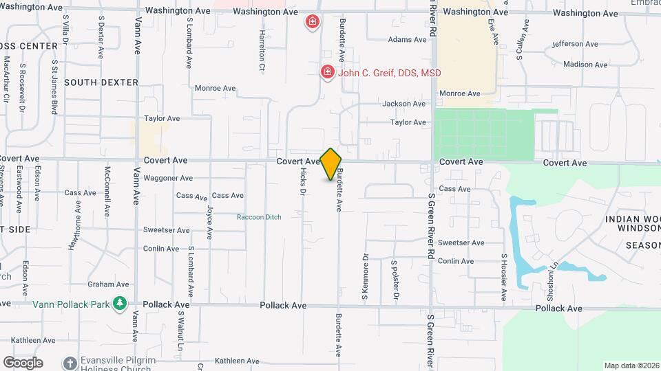 1651 Burdette Ave Map and Location Details