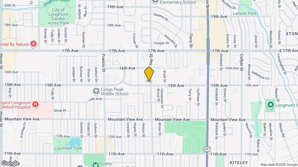 1503 Gay St Map and Location Details