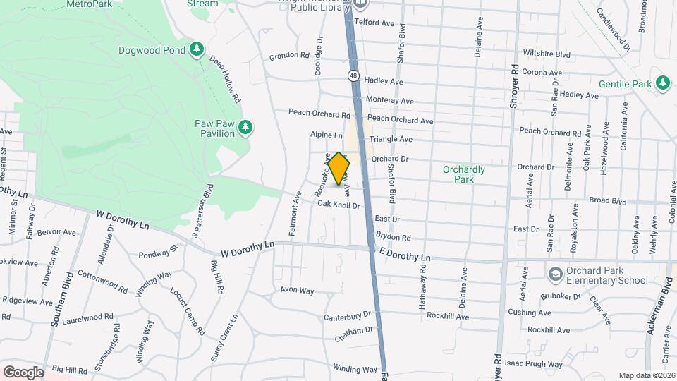 110 Dell Park Ave Map and Location Details