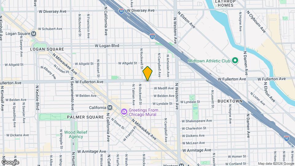 2551 W Fullerton Ave, Unit 2 Map and Location Details