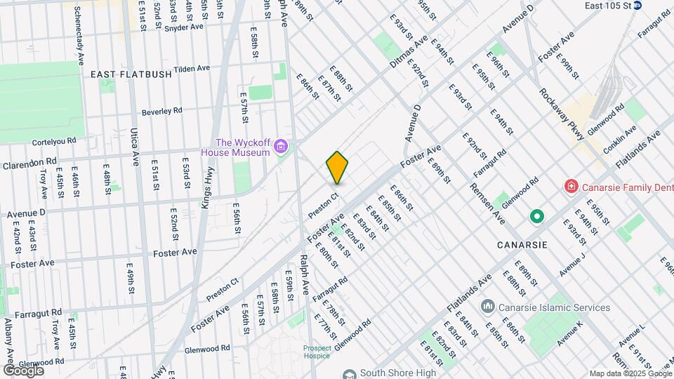 431 E 83rd St Map and Location Details