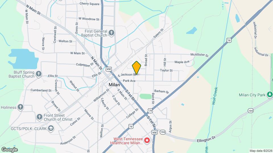 1095 E Jackson St Map and Location Details