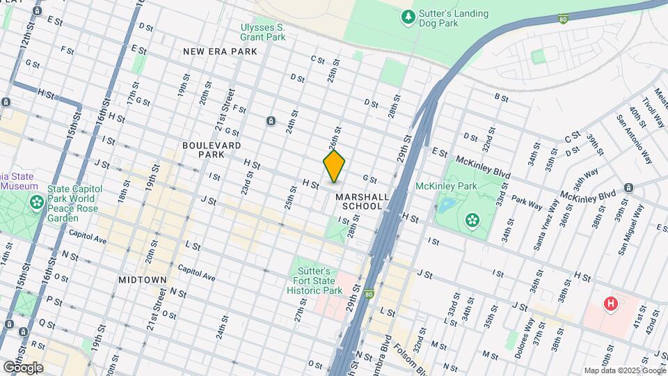 2623 H St Mapa y Detalles de la Ubicación