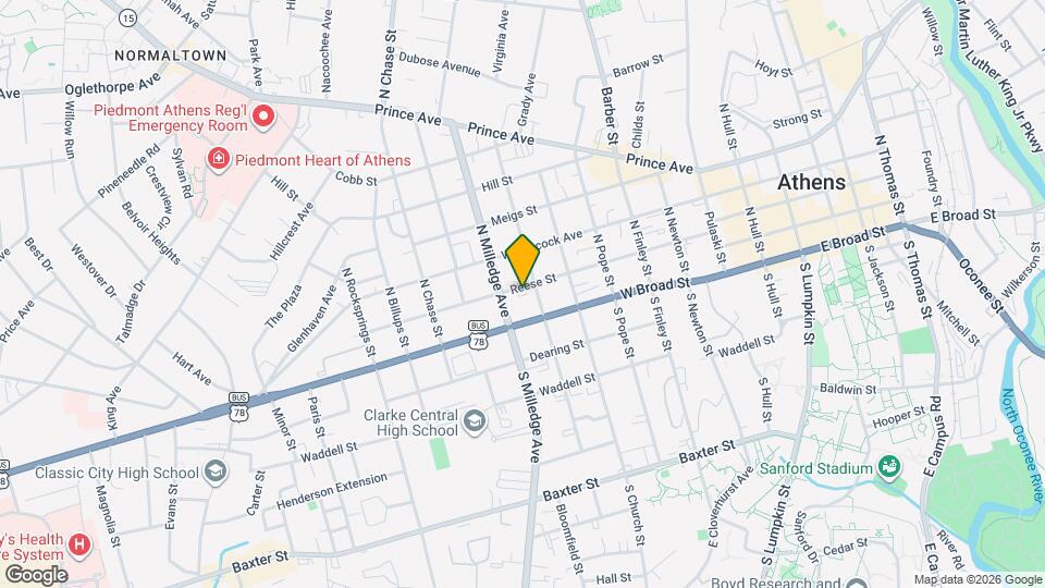 639 Reese St Map and Location Details