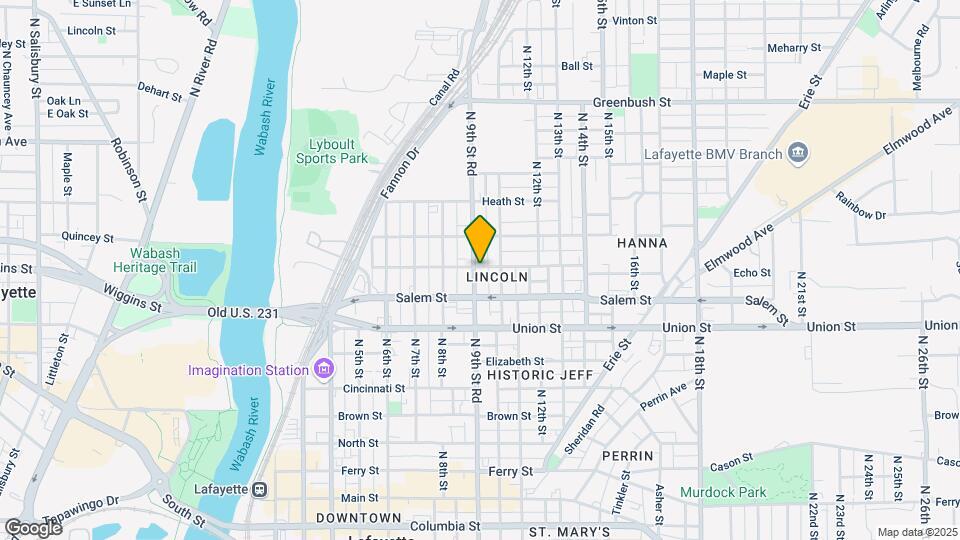 923-925 N 9th St Rd Map and Location Details