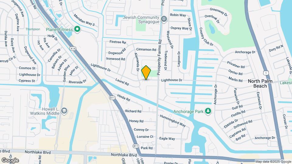 821 Lighthouse Dr, Unit A Map and Location Details