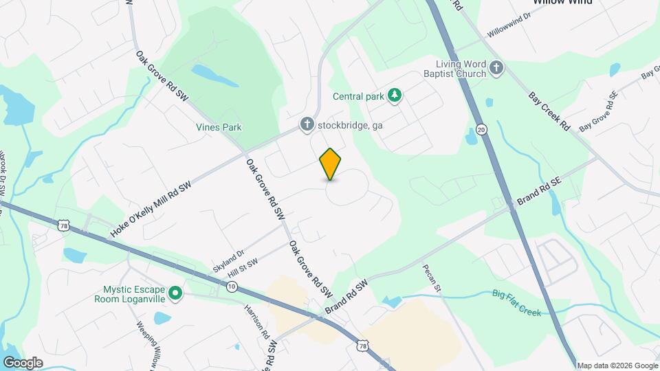 428 Shadowbrooke Cir SW Map and Location Details