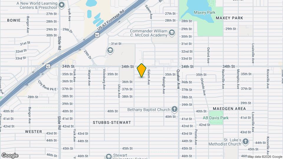 4614 36th St Map and Location Details