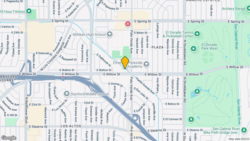 2625 Vuelta Grande Ave Map and Location Details