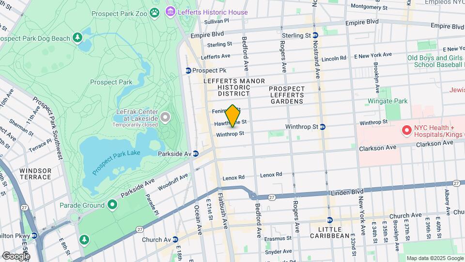 55 Winthrop St Map and Location Details