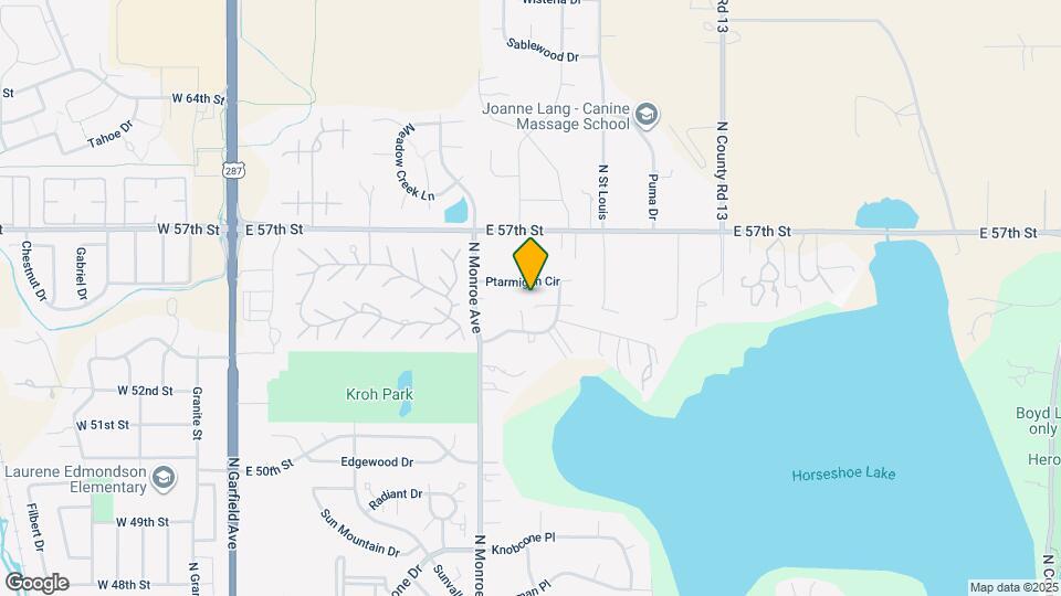 807 Ptarmigan Pl Map and Location Details