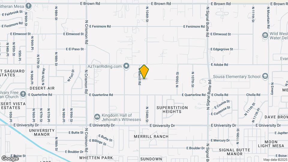 655 N Merrill Rd Map and Location Details