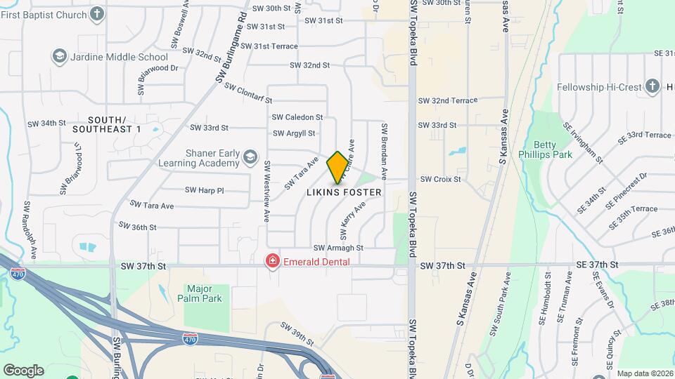 3510 SW Clare Ave Map and Location Details