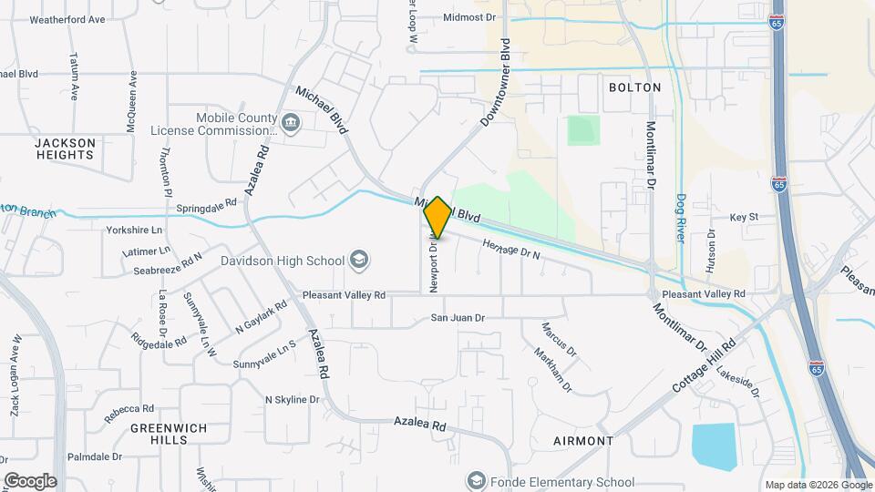 505 Newport Dr W Map and Location Details