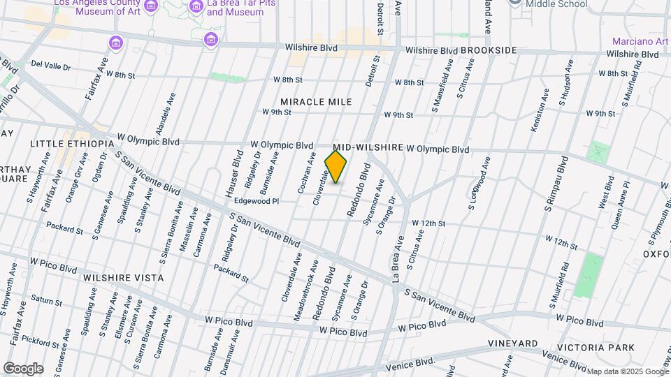 1079 Meadowbrook Ave Map and Location Details