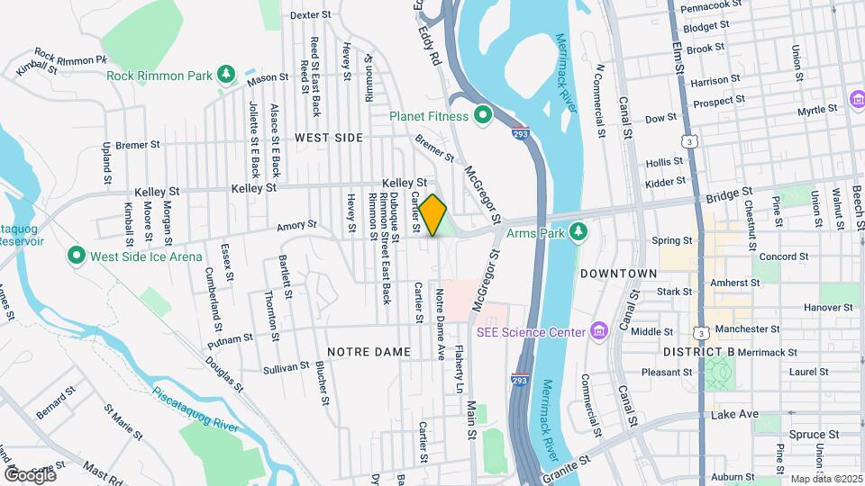 412 Notre Dame Ave Mapa y Detalles de la Ubicación