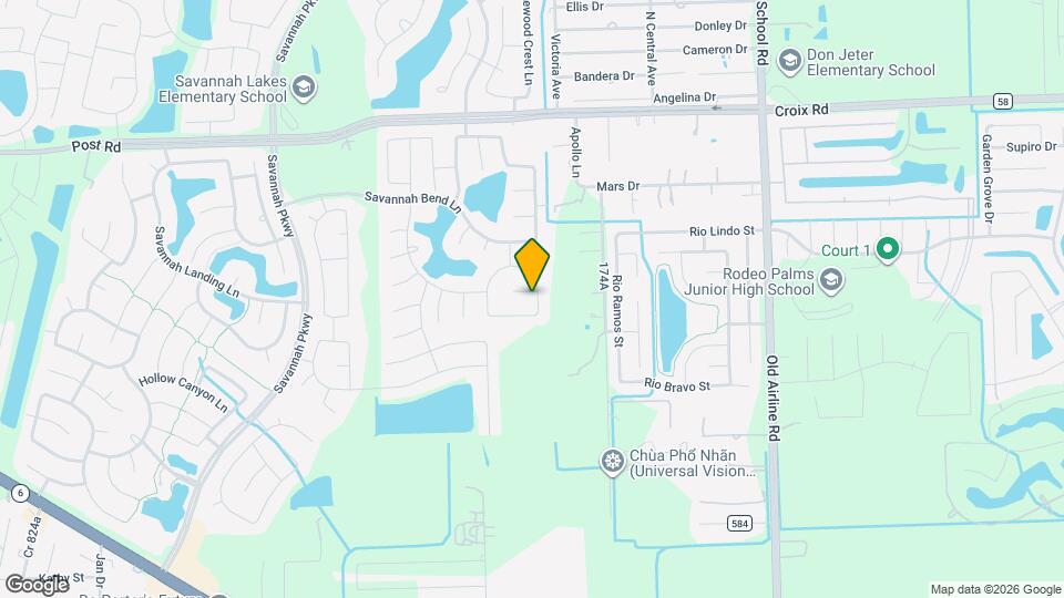 13102 Spear Trail Court Map and Location Details