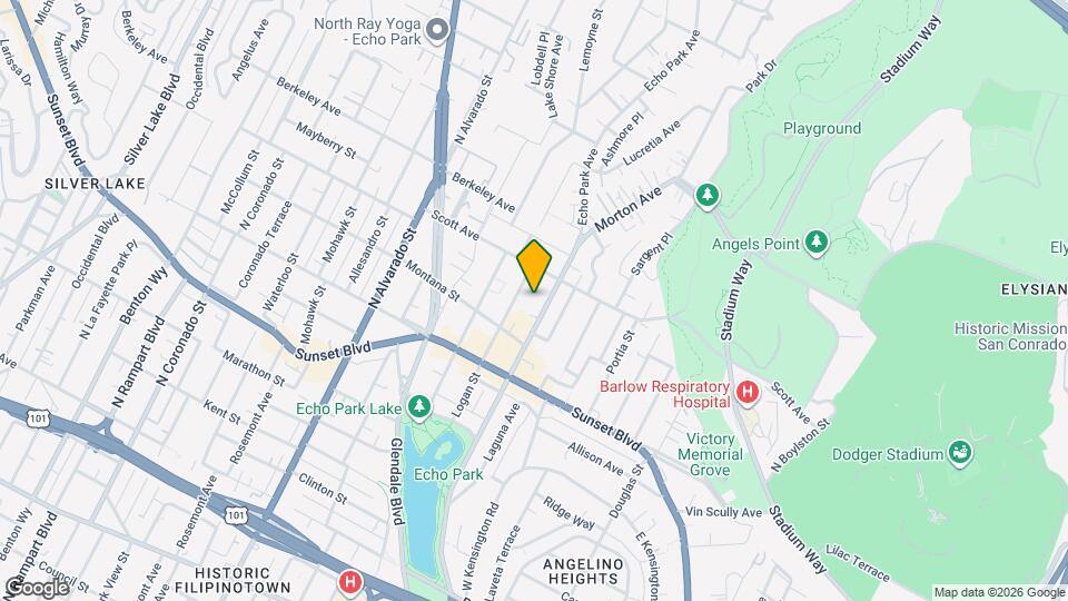 1445 1/2 Echo Park Ave Map and Location Details