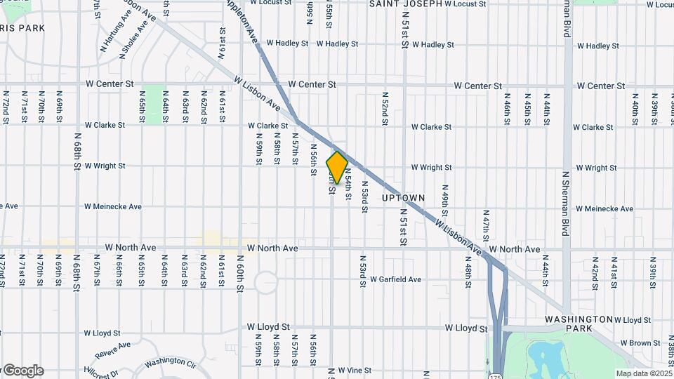 2432 N 55th St Map and Location Details