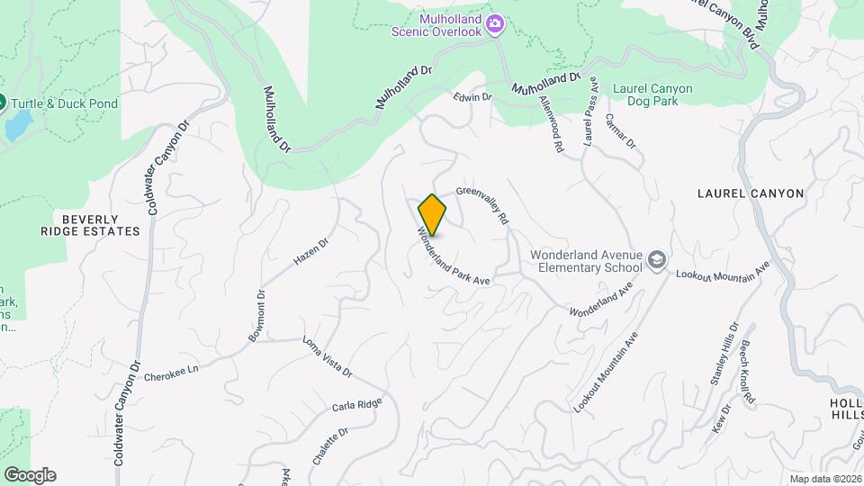 8973 Wonderland Park Ave Map and Location Details