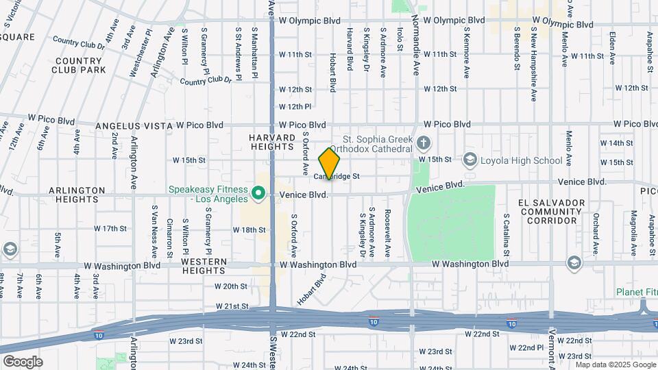 1565 S Hobart Blvd Map and Location Details