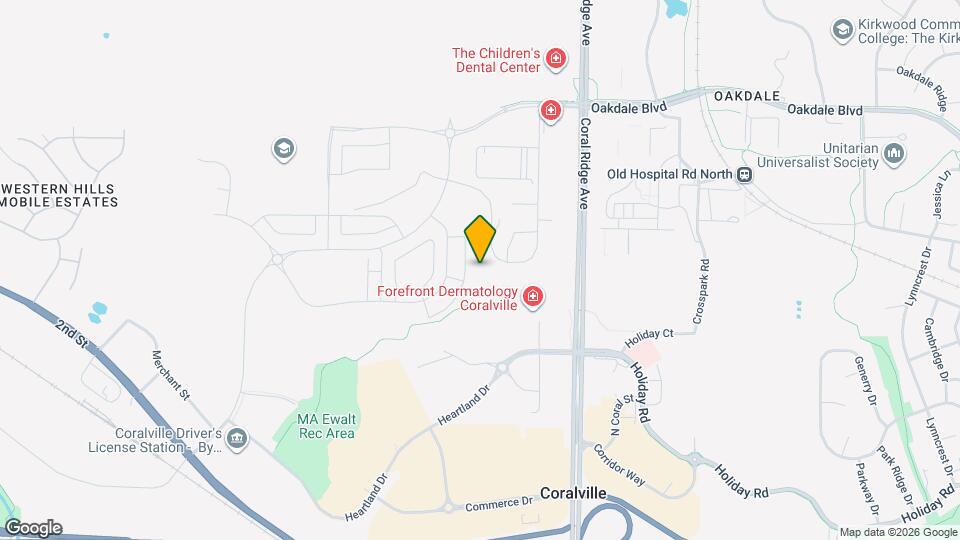 2880 Coral Ct Map and Location Details