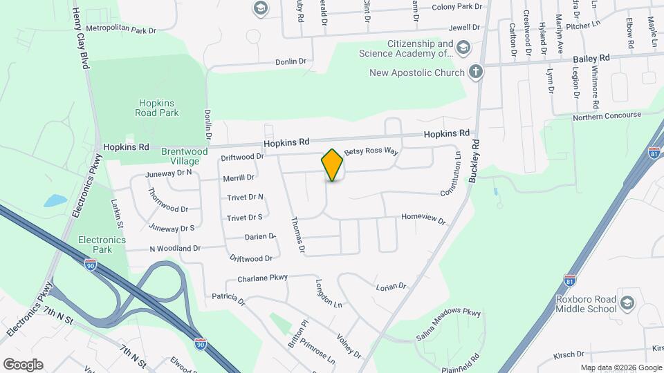 4989 Driftwood Dr Map and Location Details