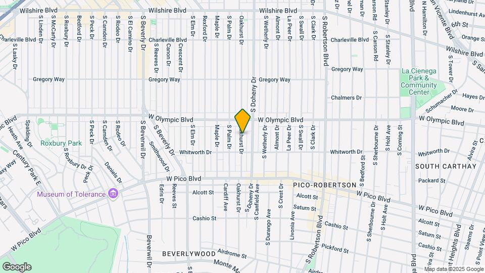 436 S Oakhurst Dr Mapa y Detalles de la Ubicación