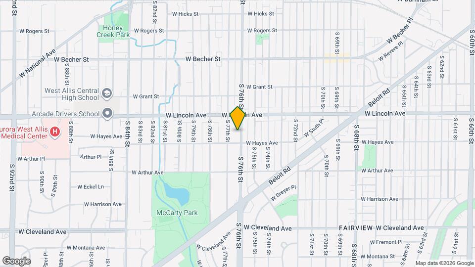 2355 S 76th St Map and Location Details