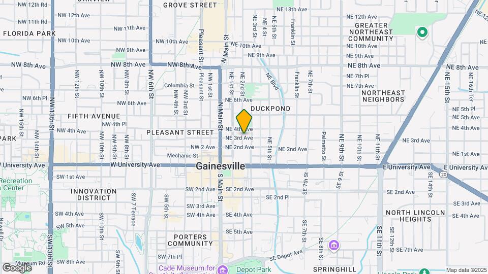 204 NE 3rd Ave Map and Location Details