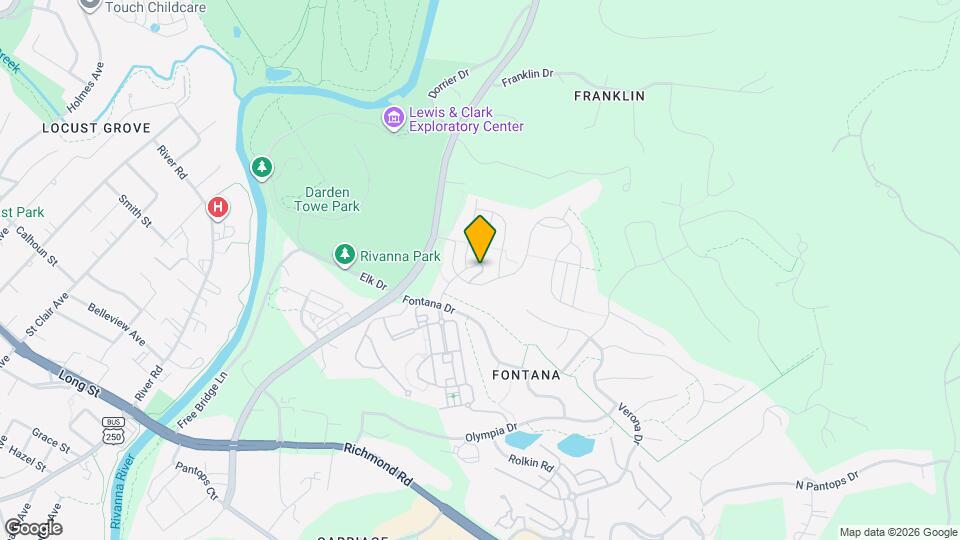 1521 Knoll Ln Map and Location Details