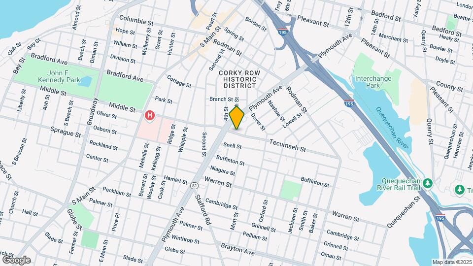 42-44 Tecumseh St Mapa y Detalles de la Ubicación