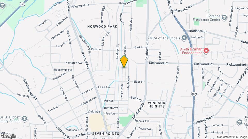 1938 Shade Ave Map and Location Details