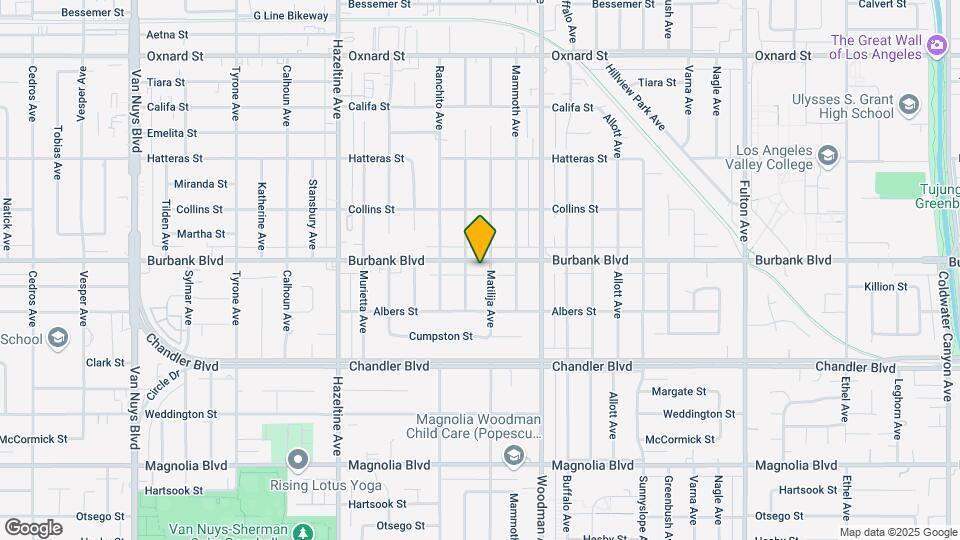 13806 1/2-13432 1/2 Burbank Blvd Map and Location Details