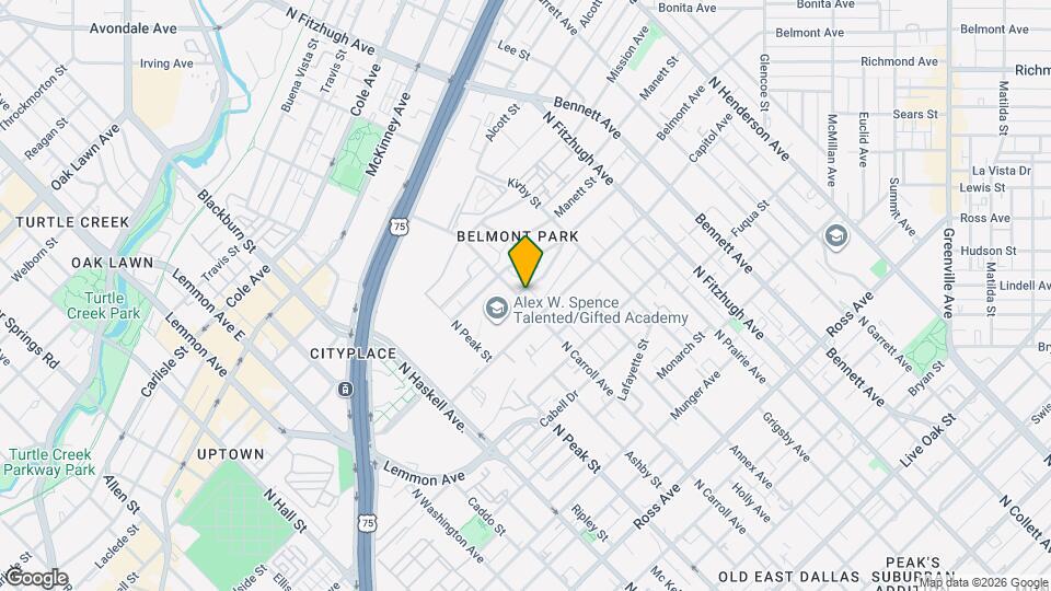 2422 N Carroll Ave Map and Location Details