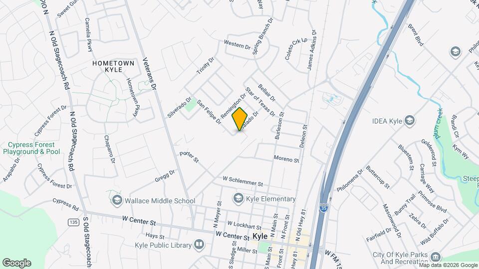 137 Salado Dr Map and Location Details