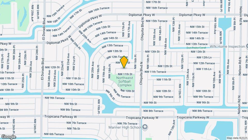 1708 NW 11th Terrace Map and Location Details
