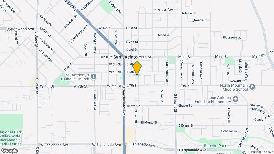 640 S Jordan Ave Ave Map and Location Details