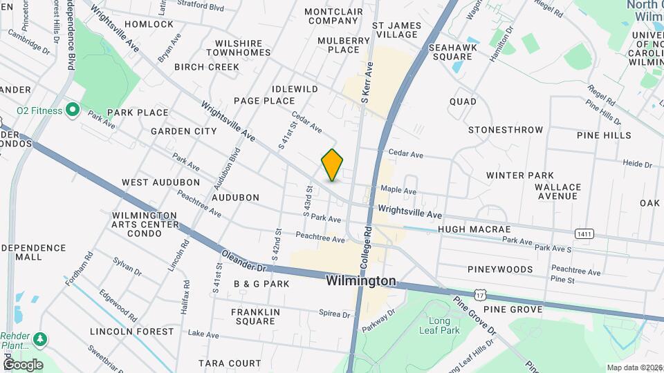 4311 Wrightsville Ave Map and Location Details