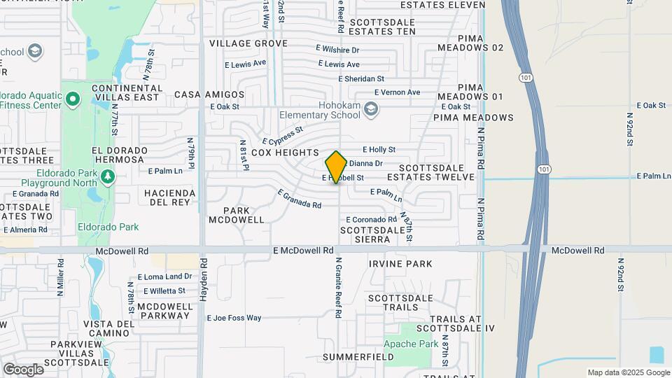 8356 E Palm Ln Mapa y Detalles de la Ubicación