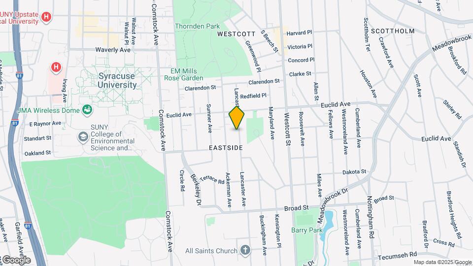 848 Lancaster Ave Map and Location Details