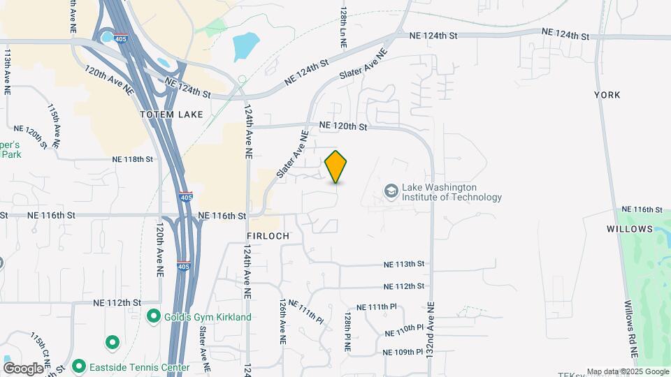 12744 NE 116th Ln Map and Location Details