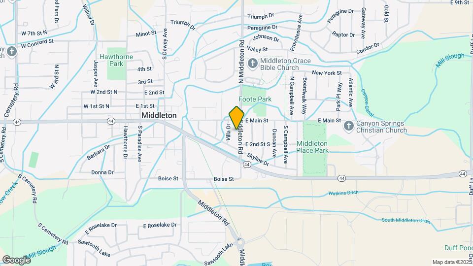 10 N Middleton Rd Map and Location Details