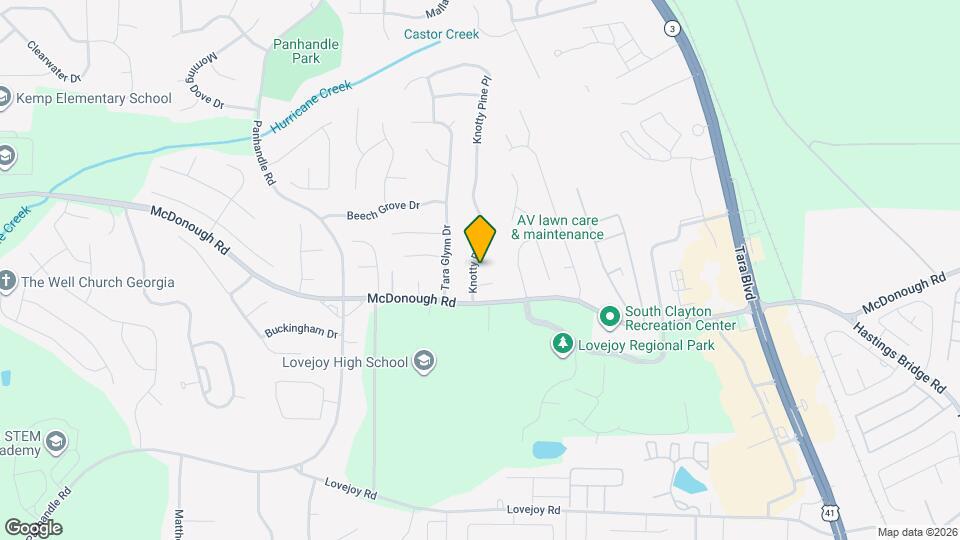 11190 Knotty Pine Pl Mapa y Detalles de la Ubicación