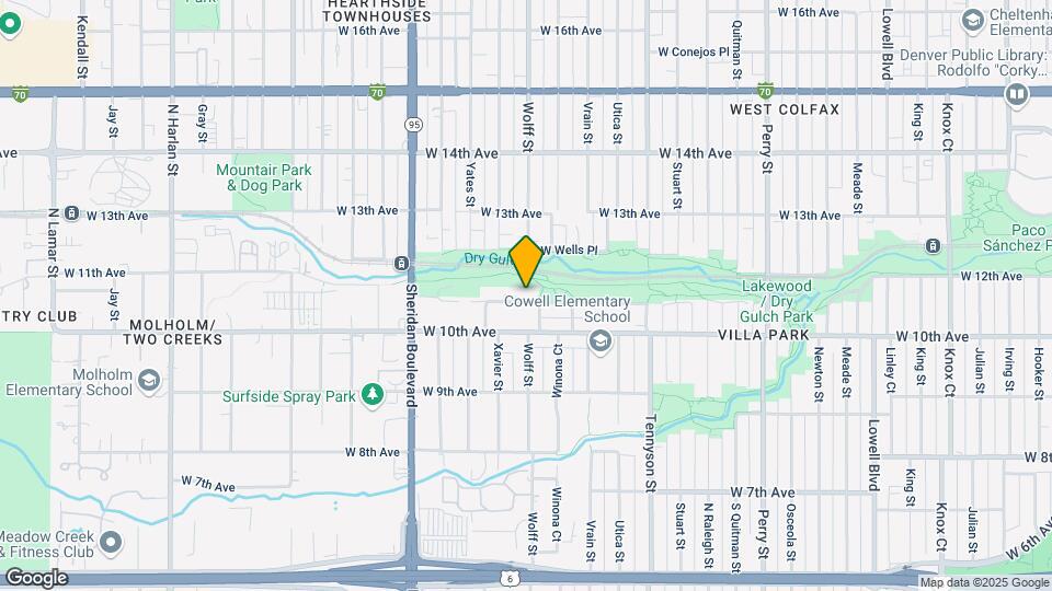 4823 W 11th Ave Map and Location Details