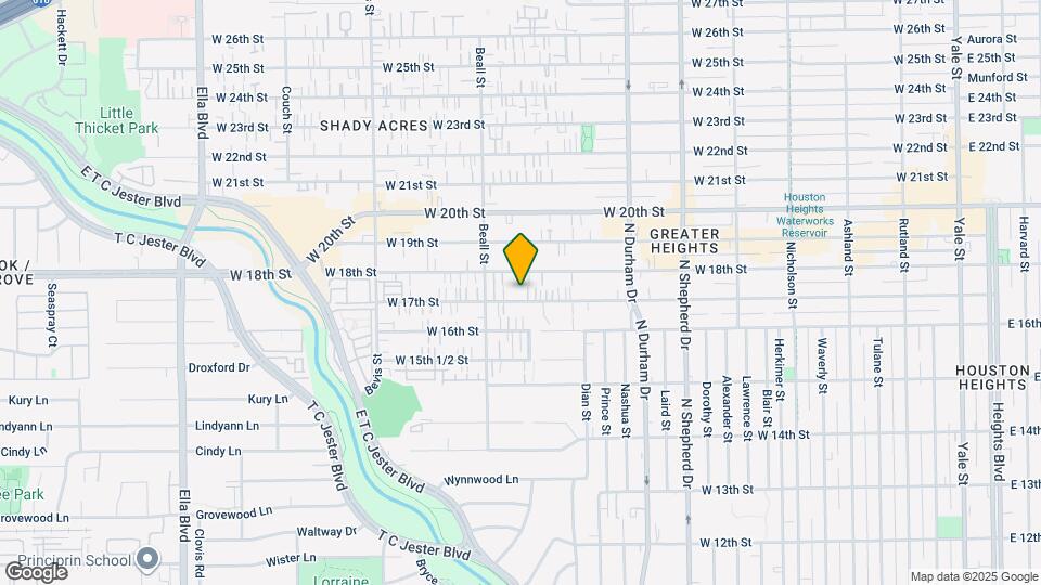 1013 W 17th St Map and Location Details